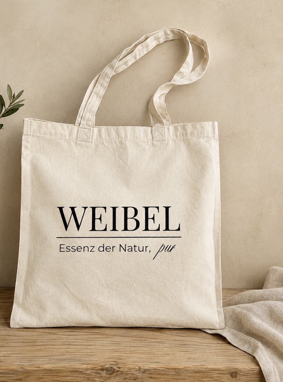 WEIBEL - Stoff Einkaufstasche